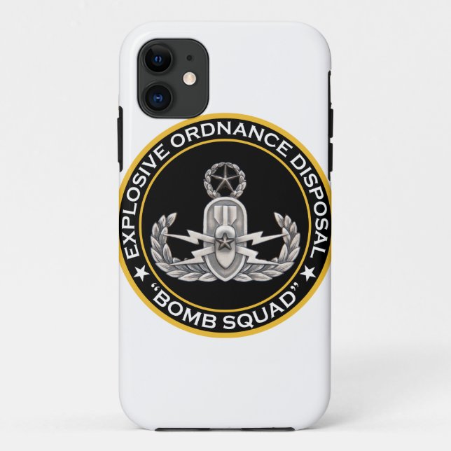 Funda De Case-Mate Para iPhone Escuadrón de la muerte principal del EOD (Reverso)