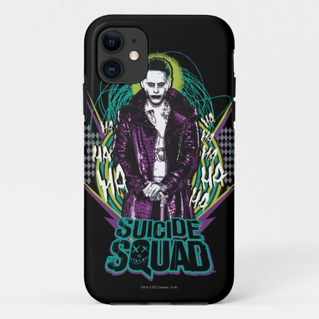 Funda De Case-Mate Para iPhone Escuadrón suicida | Gráfico de rock retro de bromi (Reverso)