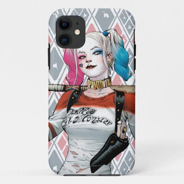 Funda De Case-Mate Para iPhone Escuadrón suicida | Harley Quinn (Reverso)