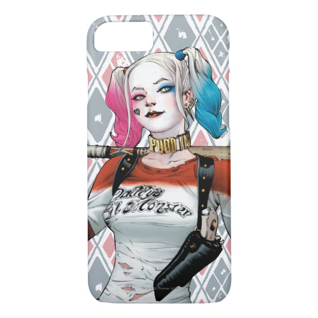 Funda De Case-Mate Para iPhone Escuadrón suicida | Harley Quinn (Reverso)