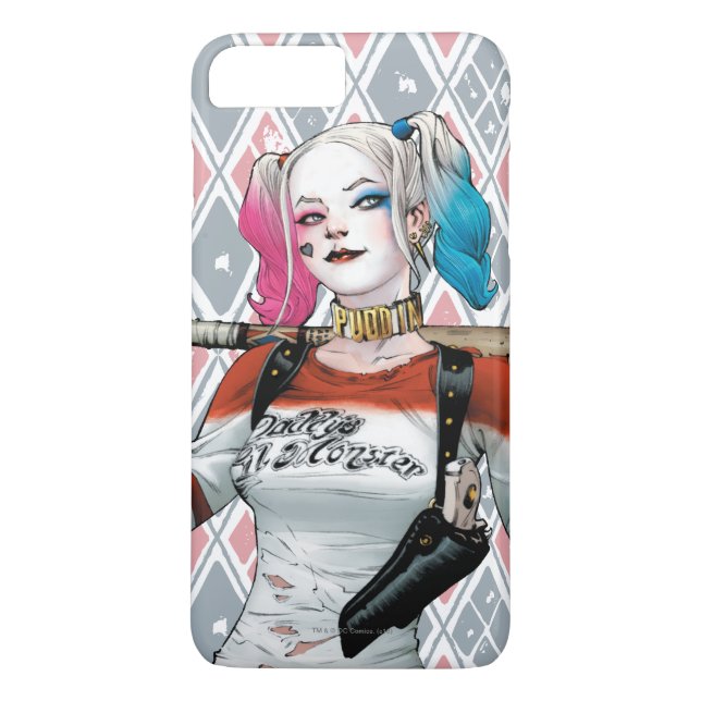 Funda De Case-Mate Para iPhone Escuadrón suicida | Harley Quinn (Reverso)