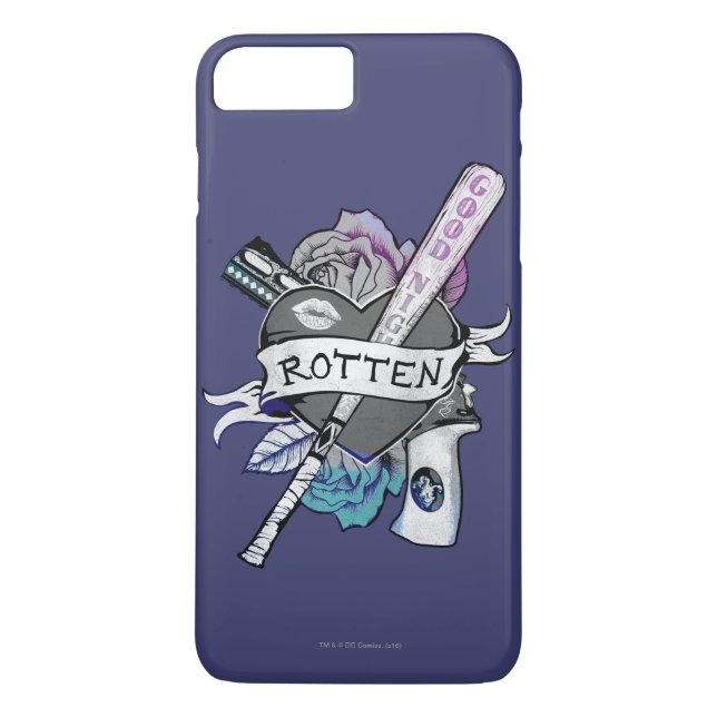 Funda De Case-Mate Para iPhone Escuadrón suicida | Harley Quinn "Rotten Tattoo Ar (Reverso)