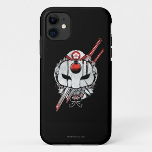 Funda Para iPhone 11 Escuadrón suicida   Máscara de Katana y arte de 