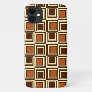 Funda Para iPhone 11 Escuadrones modernos, caramelo y marrón chocolate