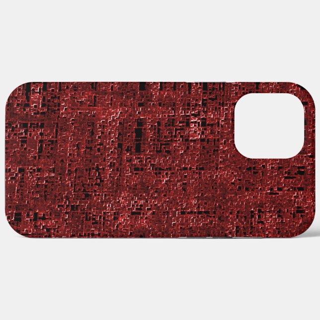 Funda De Case-Mate Para iPhone Escuadrones rojos de poca monta de pintura (Reverso (Horizontal))
