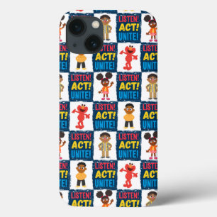 Funda Para iPhone 13 ¡Escucha! ¡Actúa! ¡Únete! Estampado