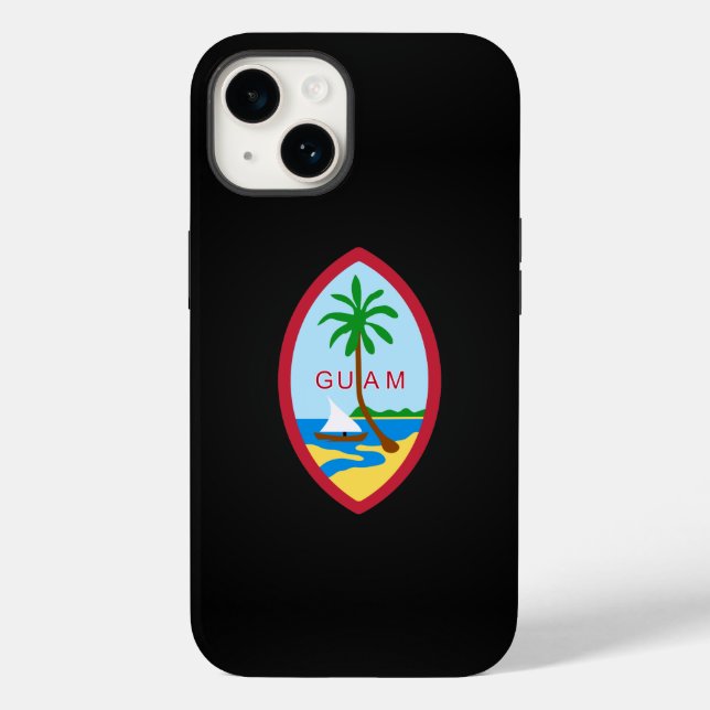 Funda De Case-Mate Para iPhone Escudo de armas de Guinea (Reverso )
