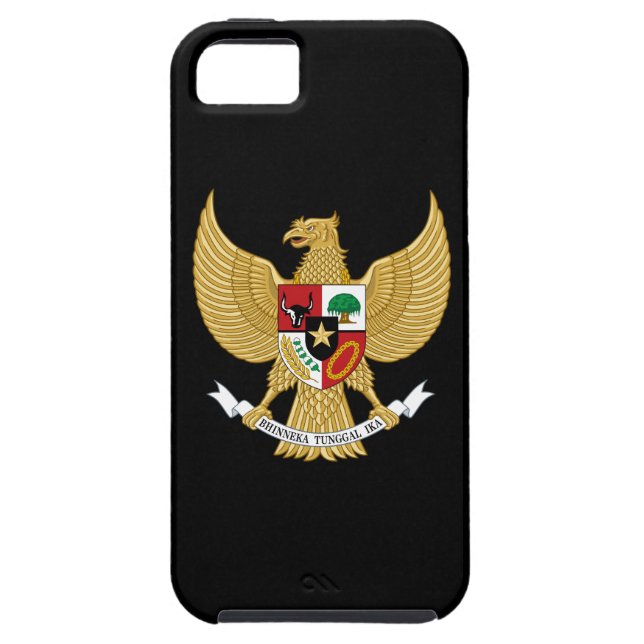 Funda De Case-Mate Para iPhone Escudo de armas de Indonesia (Atrás)