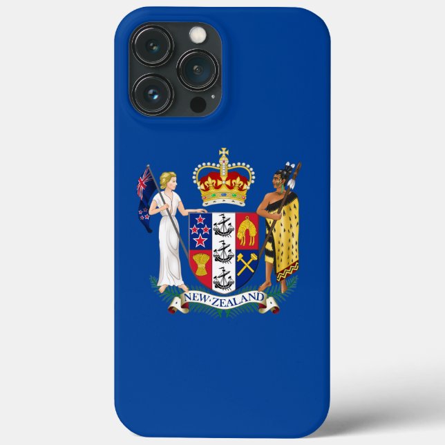 Funda De Case-Mate Para iPhone Escudo de armas de Nueva Zelandia (Reverso )