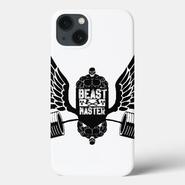 Funda De Case-Mate Para iPhone Escudo de Beastmaster de alas (Reverso)