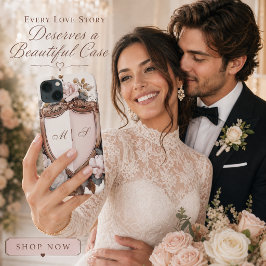 Funda Para iPhone 13 Escudo de boda rococó de peonías rosadas vintage