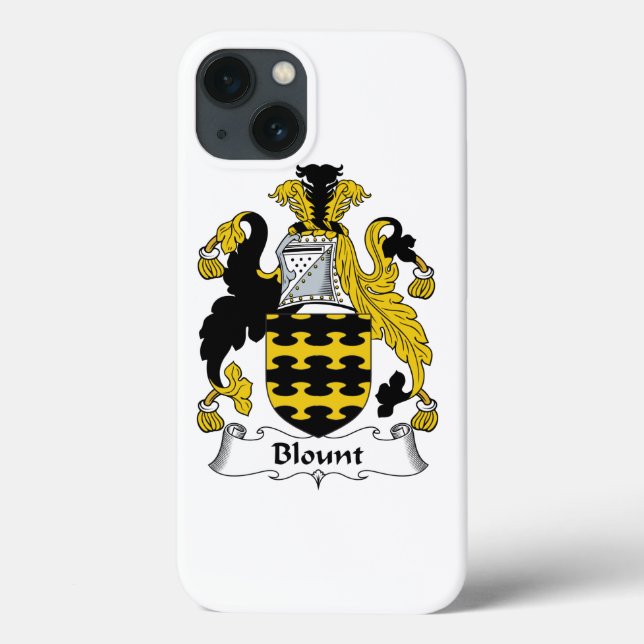 Funda De Case-Mate Para iPhone Escudo de la familia de Blount (Reverso)