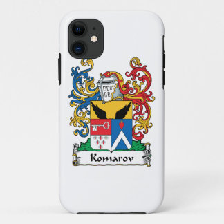 Funda Para iPhone 11 Escudo de la familia de Komarov