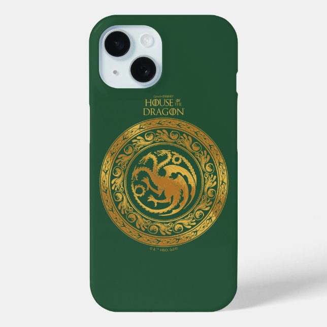 Funda De Case-Mate Para iPhone Escudo Golden Targaryen (Reverso )