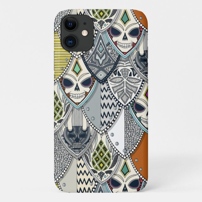 Funda De Case-Mate Para iPhone escudos góticos (Reverso)