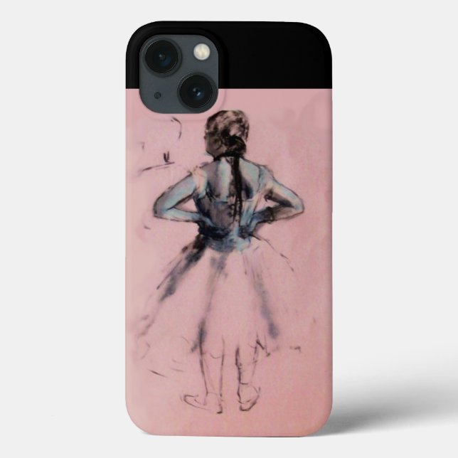 FUNDA DE Case-Mate PARA iPhone ESCUELA DE BAILE/MONOGRAMA DE BAILE DE BALLET (Reverso)