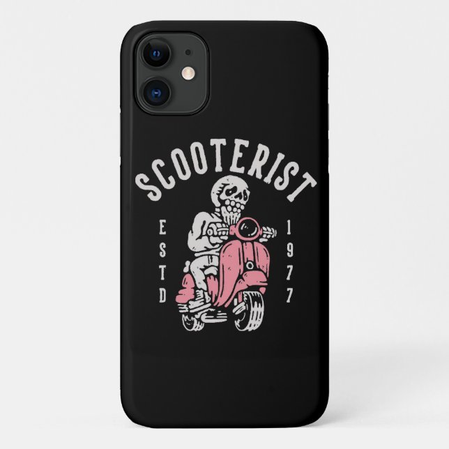 Funda De Case-Mate Para iPhone escutero tu eslogan aquí (Reverso)