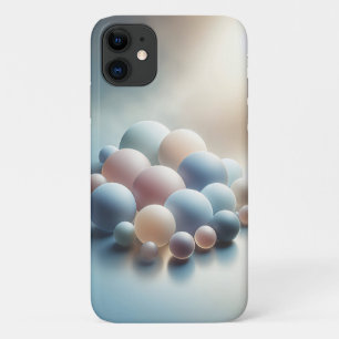 Funda Para iPhone 11 Esferas Pastel Soñadoras Arte Abstracto Minimalist