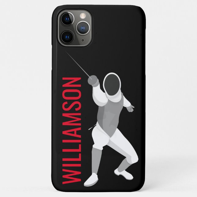 Funda De Case-Mate Para iPhone Esgrima (Reverso)