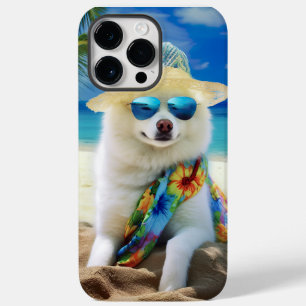 Funda Para iPhone 14 Pro Max De Case-Mate Eskimo americano en la playa, regalo de verano par