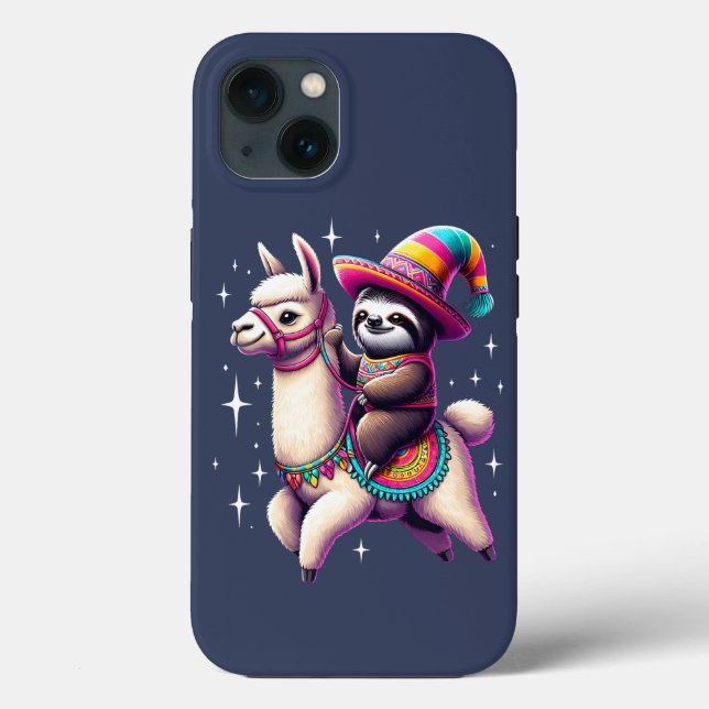 Funda De Case-Mate Para iPhone Eslogan En Llama A Animales Cutos Niños Chicas (Reverso )