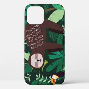 Funda Para iPhone 12 Eslora tropical: patrón sin foco Personalizado