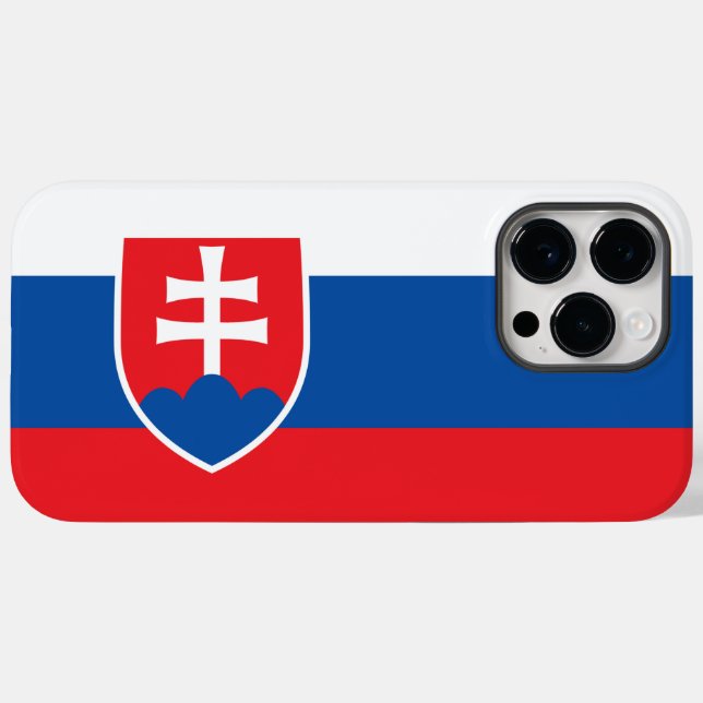 Funda De Case-Mate Para iPhone Eslovaquia (Reverso  (Horizontal))