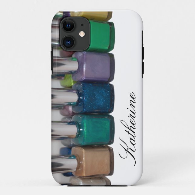 Funda De Case-Mate Para iPhone Esmalte de uñas adaptable (Reverso)