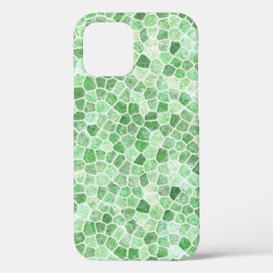 Funda Para iPhone 12 Esmeralda pálida y patchwork adbocado de Pistachio