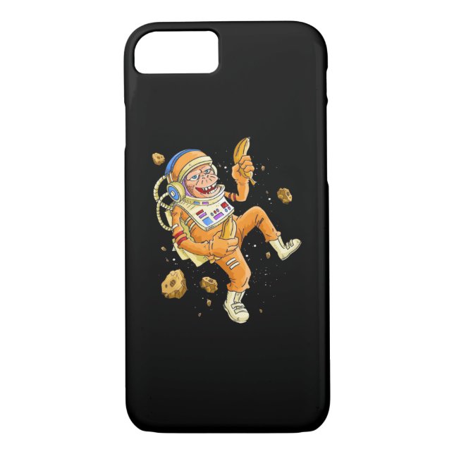 Funda De Case-Mate Para iPhone Espacio de monos astronautas (Reverso)
