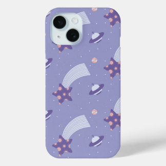 Funda Para iPhone 15 Espacio de Pastel Cute