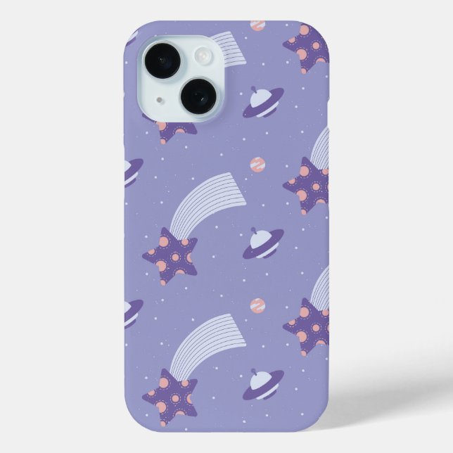 Funda De Case-Mate Para iPhone Espacio de Pastel Cute (Reverso )