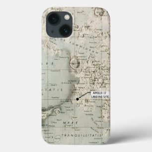 FUNDA PARA iPhone 13 ESPACIO: MAPA DE LA LUNA, 1972