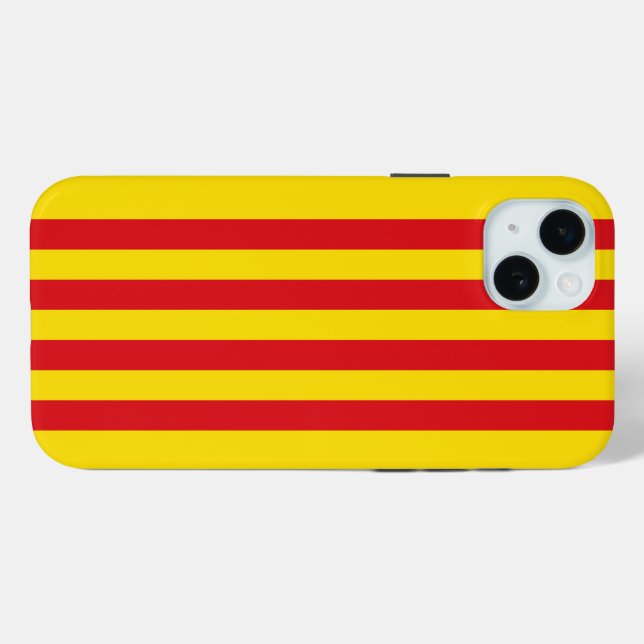 Funda De Case-Mate Para iPhone España: La Senyera Cataluña (Reverso (Horizontal))