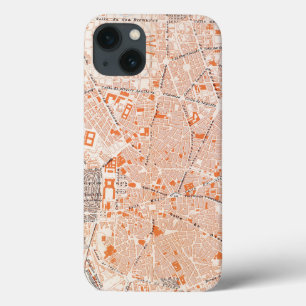 Funda Para iPhone 13 España: Mapa de Madrid, C1920