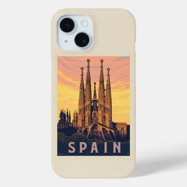 Funda De Case-Mate Para iPhone España | Sagrada Familia (Reverso )