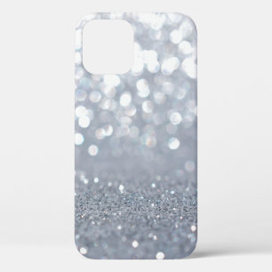Funda Para iPhone 12 Esparcen y brillan del abstracto purpurina platead