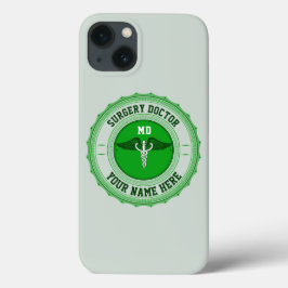 Funda Para iPhone 13 Especialidad en personalizable MD Cirujano Caduco