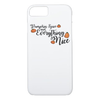Funda Para iPhone 8/7 Especias De Calabaza Y Todo Muy Bueno - Frase Negr