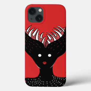 Funda Para iPhone 13 Espectacular chica de demonio gótico