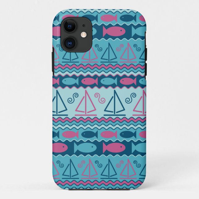 Funda De Case-Mate Para iPhone Espectáculo De Pescado Muy Divertido (Reverso)