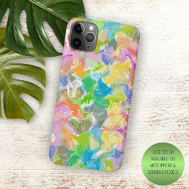Funda Para iPhone 11 Pro Max Espectáculo de pintura de verano colorido y vibran