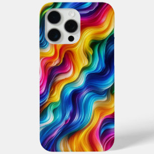 Funda Para iPhone 15 Pro Max Espectro arcoiris, camo arco iris, multicolor