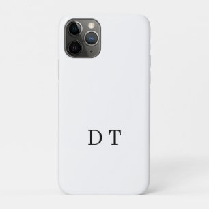 Funda Para iPhone 11 Pro Espejo de Platino Grabado – Lujo Ultra‑Limpio