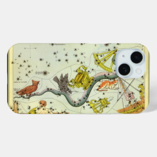 Funda Para iPhone 15 Espejo de Urania, mapa celeste de astronomía vinta