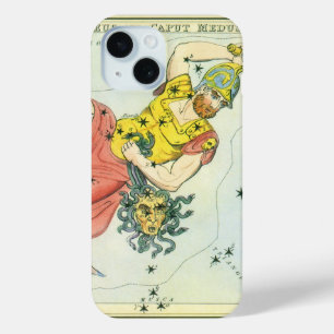 Funda Para iPhone 15 Espejo de Urania, mapa celeste vintage de astronom