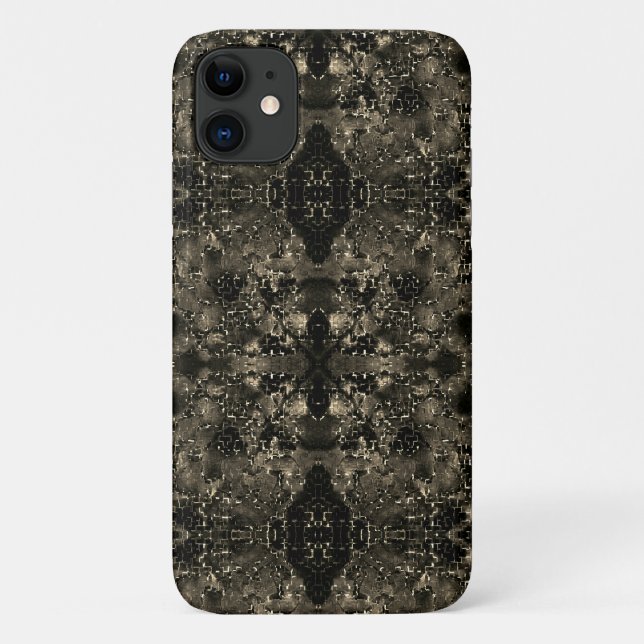 Funda De Case-Mate Para iPhone Espejo que parece aterciopelado, tonos beige clási (Reverso)