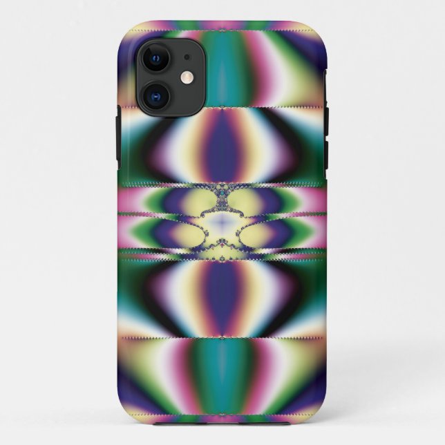 Funda De Case-Mate Para iPhone Espejos de Arcoíris (Reverso)
