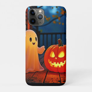 Funda Para iPhone 11 Pro Espeluznante diseño de brillo de Halloween