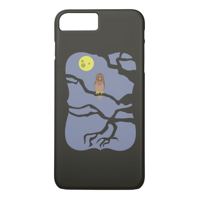 Funda De Case-Mate Para iPhone Espeluznante Lechuza Halloween (Reverso)
